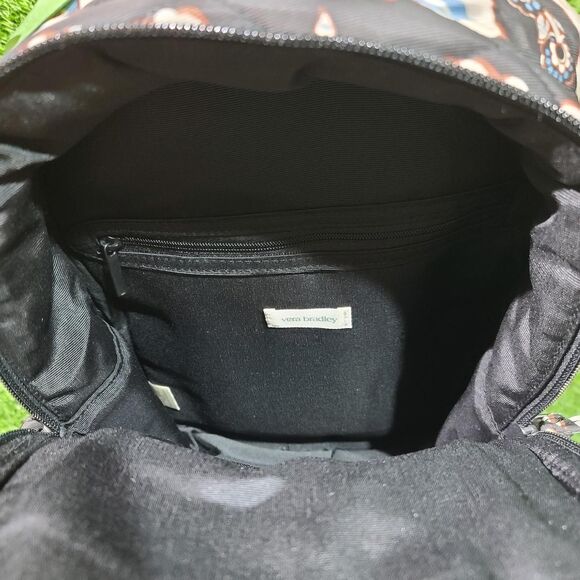 Vera Bradley Small Banbury Backpack / Calyx + Quill Black NWT main image 6